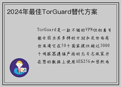 2024年最佳TorGuard替代方案